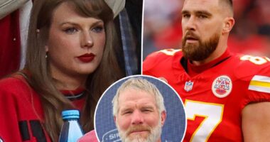 Taylor Swift will be blamed for 'distracting' Travis Kelce if Chiefs don't make it to Super Bowl: Brett Favre