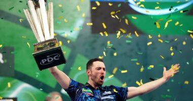 Teenage star Luke Littler beaten by world No 1 Luke Humphries in World Darts Championship final