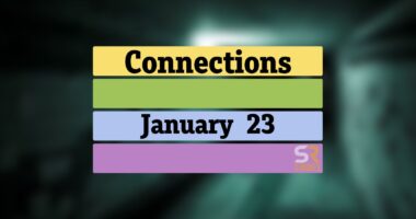 Today's Connections Answers & Categories For January 23, 2024 (Puzzle #226)