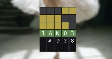 Today's Wordle Answer & Hints For January 3, 2023 (Puzzle #928)