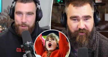 Travis Kelce congratulates Taylor Swift for making Super Bowl in rookie year
