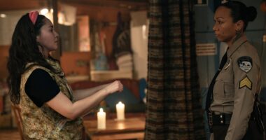 Nivi Pedersen and Kali Reis in True Detective: Night Country