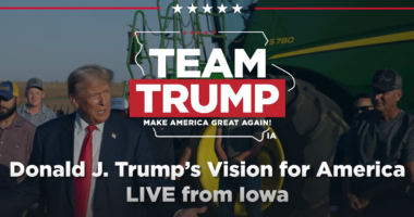 Trump Hosts 'Vision for America' Town Hall from Iowa.