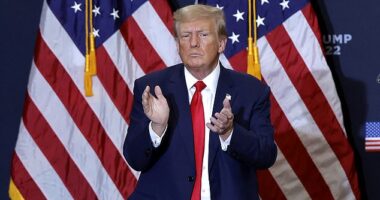 President Donald Trump said he would use the 18th Century Alien Enemies Act to remove suspected gang members from the country, and called the record flow of migrants an 'invasion'