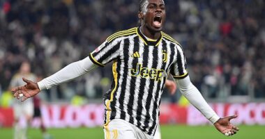 Tim Weah's first Juventus goal was an incredibly impressive strike from around 30 yards out