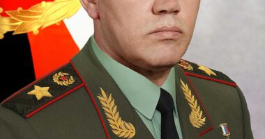 Kyiv military intelligence chief Lt-Gen Kyrylo Budanov said he could not corroborate earlier extraordinary social media claims that a missile strike on Sevastopol - in Crimea - had killed Putin's overall war commander General Valery Gerasimov, 68 (pictured)