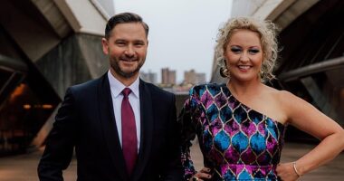 The ABC's annual New Year's Eve coverage left scores of viewers underwhelmed. Hosted by Charlie Pickering, Zan Rowe and Concetta Caristo, the show featured a variety of acts including Angie McMahon, Mark Seymour and Grent Perez. The hosts are pictured