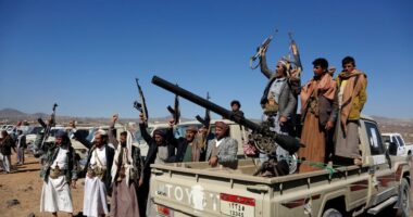 Yemen’s Houthis claim attack on oil tanker ‘on fire’ in Gulf of Aden