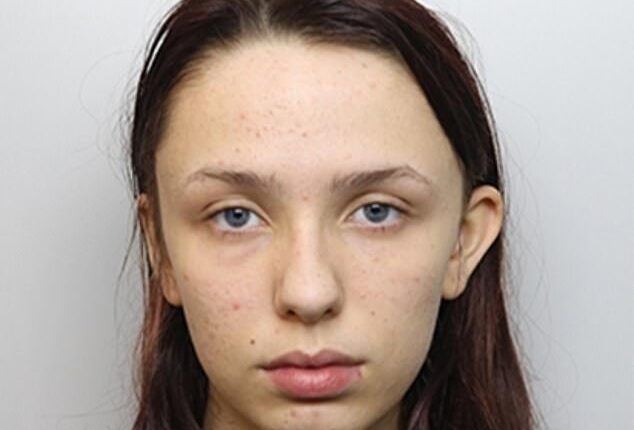 Face of a killer: Scarlett Jenkinson was  named for the first time on Friday