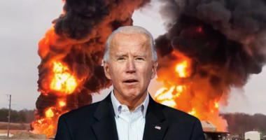 378 Days Since the East Palestine Train Disaster, Joe Biden Finally Visits.