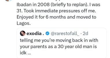 Akin Alabi explains why he moved back in with his parents at 31