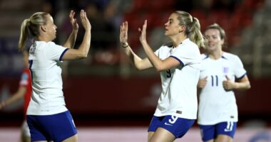 Alessia Russo and Beth Mead both strike twice in emphatic Lionesses victory
