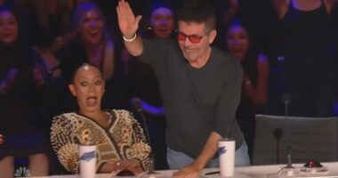 Simon Cowell pushed this Golden Buzzer for South African dancer Musa Motha , who lost a leg to childhood cancer , on Monday's episode of America's Got Talent : Fantasy League on NBC