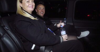 Ant McPartlin and his pregnant wife Anne-Marie Corbett left the Saturday Night Takeaway studios together this weekend