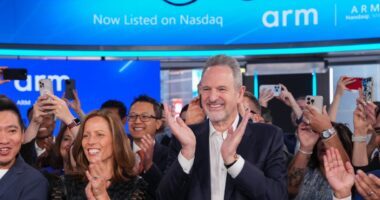 Arm’s frenzied stock rally continues as AI chase trumps valuation