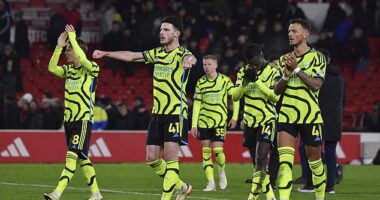 Arsenal play Porto in the first-leg of their Champions League last 16 tie on Wednesday