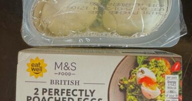 M&S have unveiled the latest example of a 'convenience food' by launching pre-poached eggs in stores
