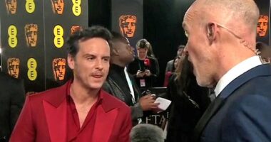 The BBC has apologised for a 'misjudged' red carpet interview with Andrew Scott where he was questioned about fellow actor Barry Keoghan's genitals