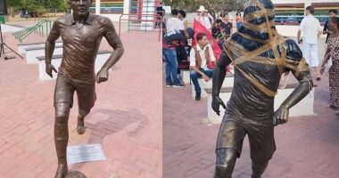 Bahia residents are demanding for the vandalised statue of Dani Alves to be removed