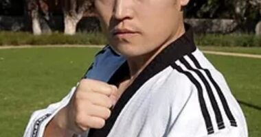 Kwang Kyung Yoo (pictured) - aka Master Lion - was arrested by homicide detectives early on Wednesday morning. He is expected to be charged with three counts of murder