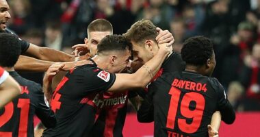 Bayer Leverkusen extended their lead to five points over Bayern Munich on Saturday