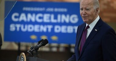 President Joe Biden Wednesday said he would never stop fighting for hardworking Americans as he put the spotlight on his debt cancellation efforts as he ramps up his reelection campaign