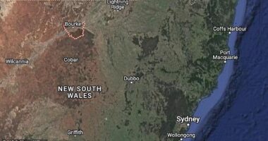 The crash happened near Bourke on the morning of February 10, 2024. Picture: Google Maps