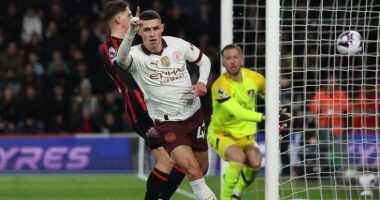 Bournemouth 0-1 Man City - Premier League: Live score, team news and updates as champions go a point behind Liverpool thanks to Phil Foden's winner