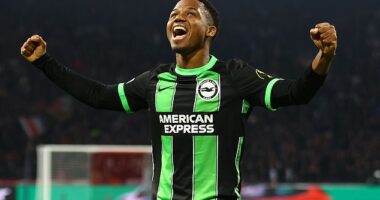 Brighton's on-loan winger Ansu Fati is reportedly earning £160,000-a-week this season