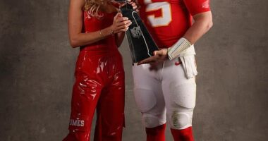 Brittany Mahomes was every bit the supportive wife on Sunday. The star was seen supporting her husband Patrick Mahomes after he led the Kansas City Chiefs to a Super Bowl LVIII win at Allegiant Stadium. Early on Monday morning she posted images where the two posed with the coveted Super Bowl trophy
