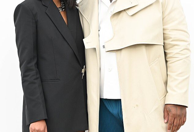 Chanel Iman eloped with partner Davon Godchaux, 29, in the Caribbean last Saturday; pictured in June 2022