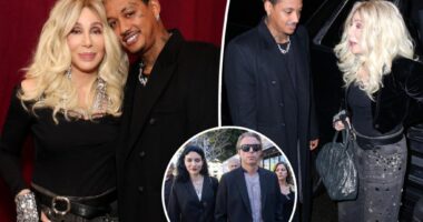 Cher, 77, enjoys night out with boyfriend Alexander 'AE' Edwards, 38