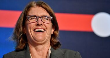 The Reserve Bank of Australia has indicated borrowers could face another interest rate hike even though inflation has fallen to a two-year low (pictured is RBA Governor Michele Bullock)