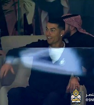 The Al-Nassr skipper cut short a conversion with Francis Ngannou to celebrate the goal
