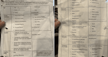 DISGUSTING: Private School in Maryland Asks Young Boys About “Gender” & “Sexuality”
