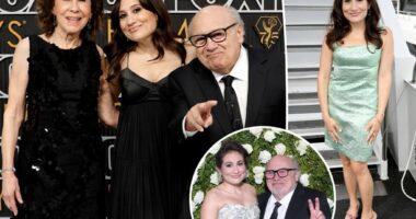 Danny DeVito and Rhea Perlman's daughter Lucy is expecting a baby with fiancé