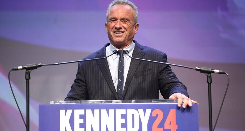 Robert F. Kennedy Jr. giving a speech