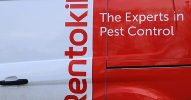 Rentokil sacked Jason Galloway after it was handed CCTV of him stealing and eating a chocolate bar from a restaurant fridge in a bid to stave off a hypoglycaemic attack. Pictured: A Rentokil van