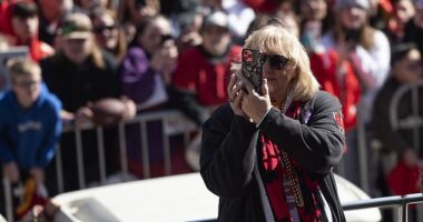 Donna Kelce was whisked back to Arrowhead Stadium after a shooting occurred Wednesday