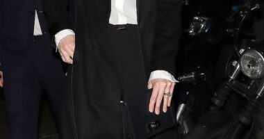 Downton Abbey's Michelle Dockery enjoys a night out at Chiltern Firehouse with Tom Hiddleston and stars after new series is revealed