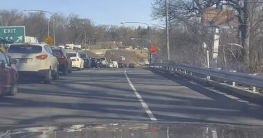 Keith Joyner shared an Instagram video on February 15 that showed him speeding down a entrance merge onto a highway