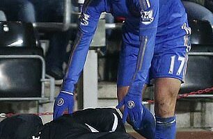 Hazard was sent off during Chelsea's EFL Cup semi-final leg away to Swansea after he appeared to kick Morgan - though the ballboy did not realise it was the Belgian playmaker