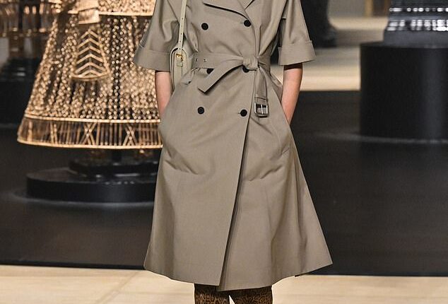 A model presents a creation by Christian Dior for the Women Ready-to-wear Fall-Winter 2024/2025 collection