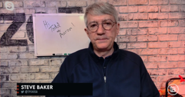 Steve Baker during an interview.