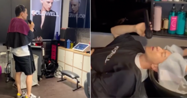 Far East Plaza hair salon lets customers sing karaoke while getting their hair done - Mothership.SG