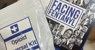 One staffer, Caty Payette, posted on X that free naloxone kits were being distributed Thursday