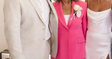 Kayla Itsines and her husband Jae Woodroffe took to social media on Monday to announce some heartbreaking news, revealing Jae's mother Jenny has died. All pictured