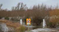 Flood warnings in place across England and Wales as heavy rain and strong winds