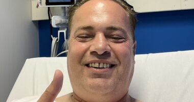 Mark Bosnich became concerned after suffering chest pains while at work on Wednesday