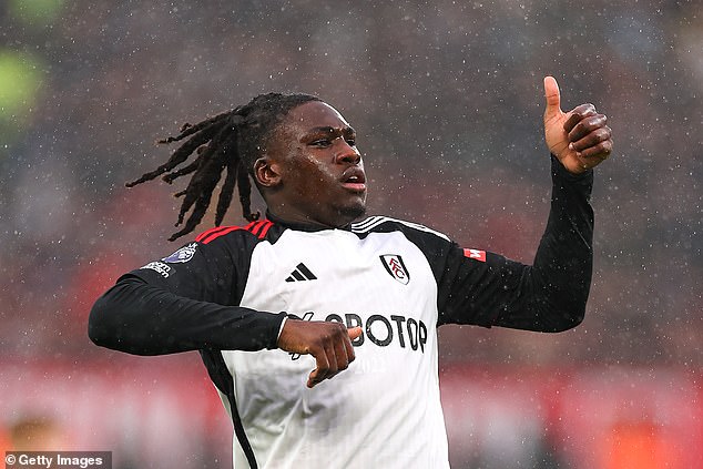 Calvin Bassey scored for Fulham as they beat Manchester United at Old Trafford on Saturday